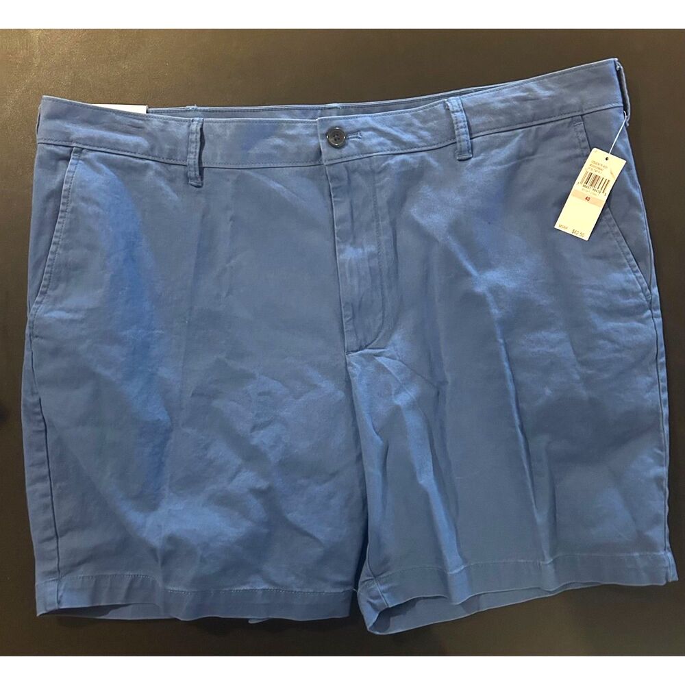 IZOD Saltwater Stretch Shorts Mens Size 40 NWT Blue